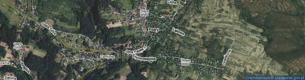 Zdjęcie satelitarne Mała ul.