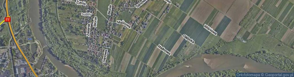 Zdjęcie satelitarne Malinowa ul.