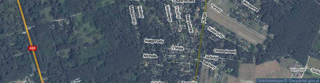 Zdjęcie satelitarne Małgorzaty ul.
