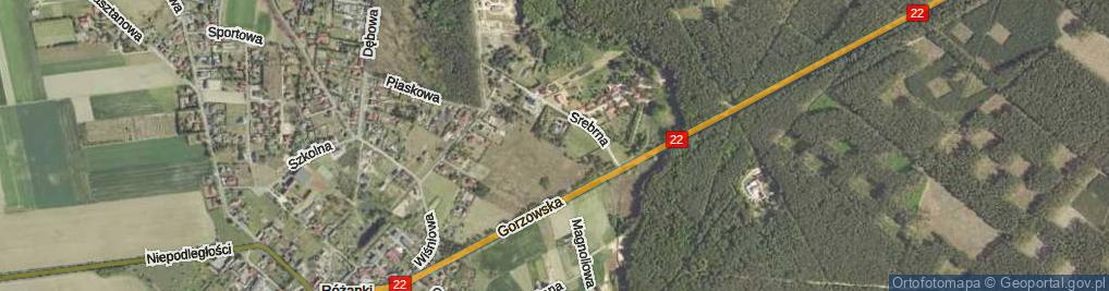 Zdjęcie satelitarne Makowa ul.