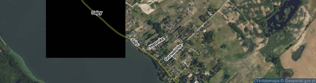 Zdjęcie satelitarne Mazurska ul.