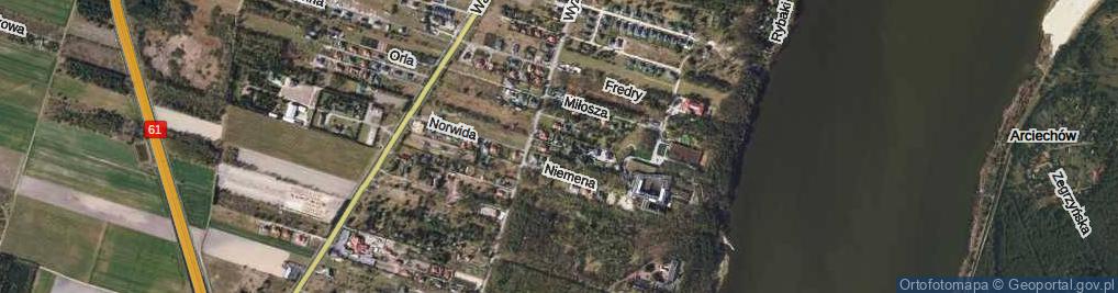 Zdjęcie satelitarne Matejki Jana ul.