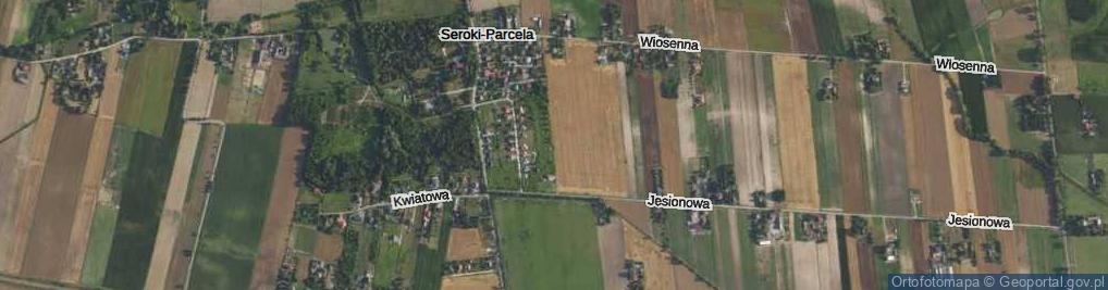 Zdjęcie satelitarne Makowa ul.