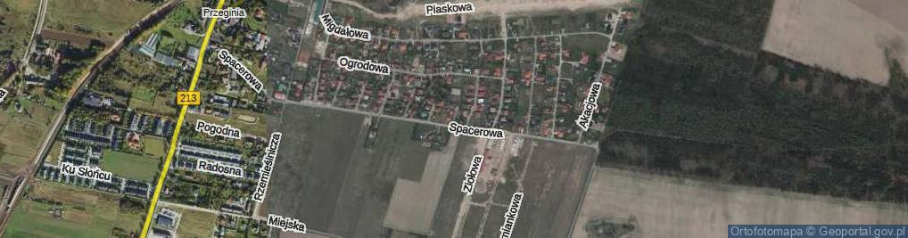 Zdjęcie satelitarne Makowa ul.