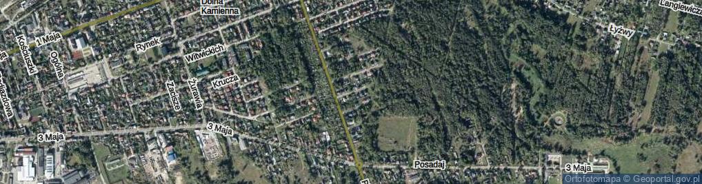 Zdjęcie satelitarne Marmurowa ul.