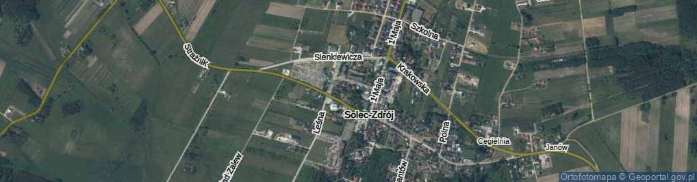 Zdjęcie satelitarne Magnoliowa ul.