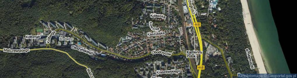 Zdjęcie satelitarne Małopolska ul.