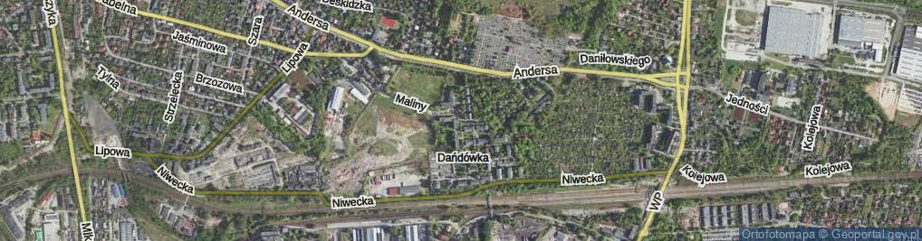 Zdjęcie satelitarne Maliny Mariana ul.