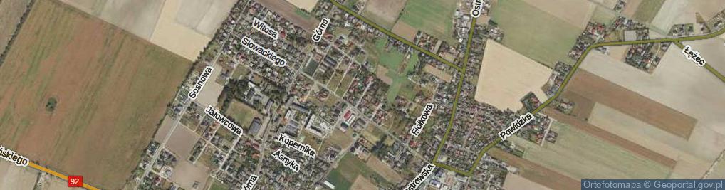 Zdjęcie satelitarne Makowa ul.