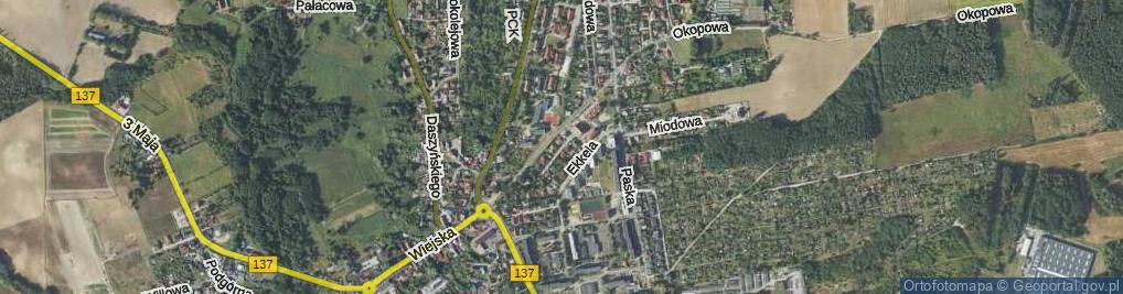Zdjęcie satelitarne Malinowskiego Władysława ul.