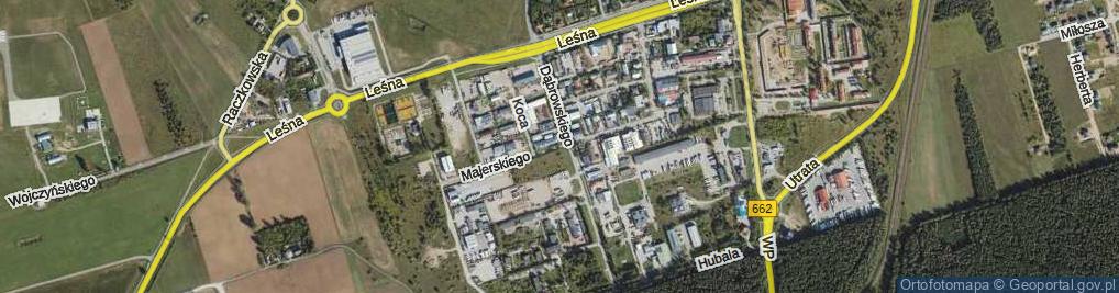 Zdjęcie satelitarne Majerskiego Karola ul.