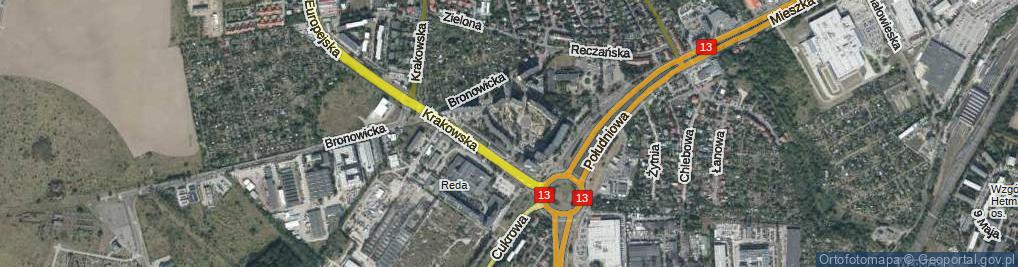 Zdjęcie satelitarne Maciejewicza Konstantego ul.