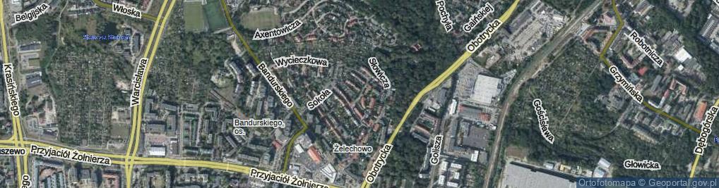 Zdjęcie satelitarne Mańkowskiego Alfonsa, ks. ul.