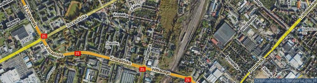 Zdjęcie satelitarne Malczewskiego Jacka ul.