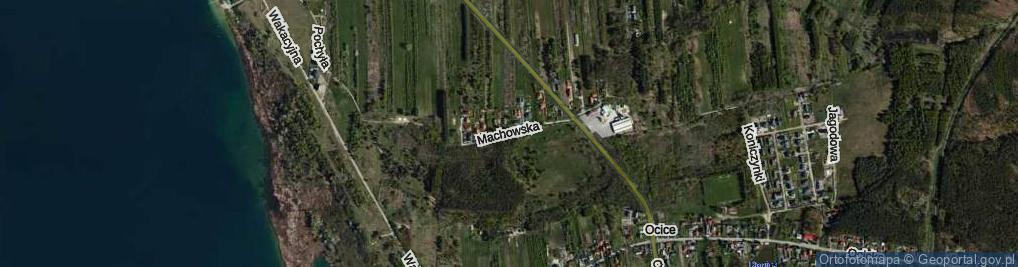 Zdjęcie satelitarne Machowska ul.