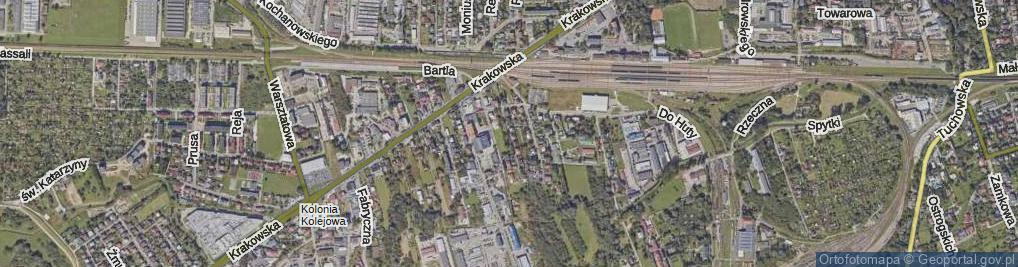 Zdjęcie satelitarne Maziarskiego Stanisława ul.