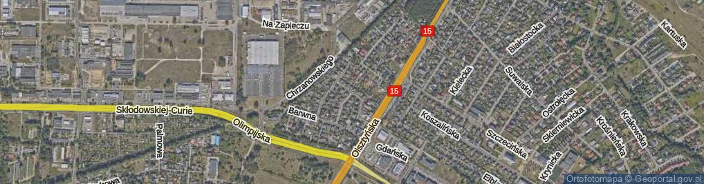 Zdjęcie satelitarne Małgorzatki ul.