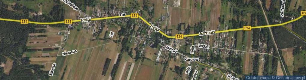 Zdjęcie satelitarne Matejki Jana ul.