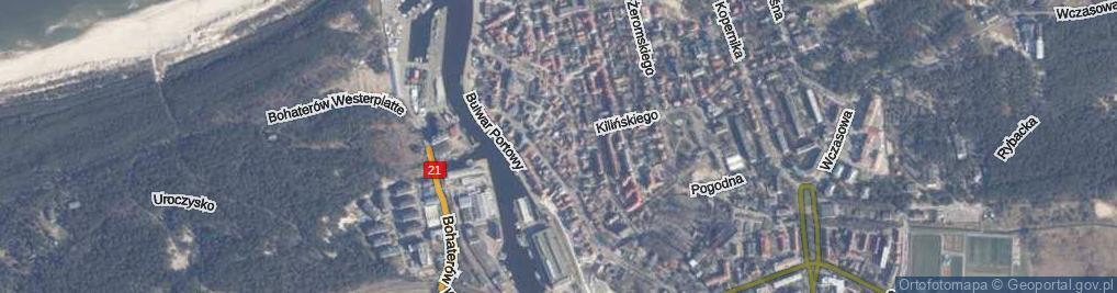Zdjęcie satelitarne Mała ul.