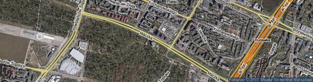 Zdjęcie satelitarne Maczka Stanisława, gen. ul.