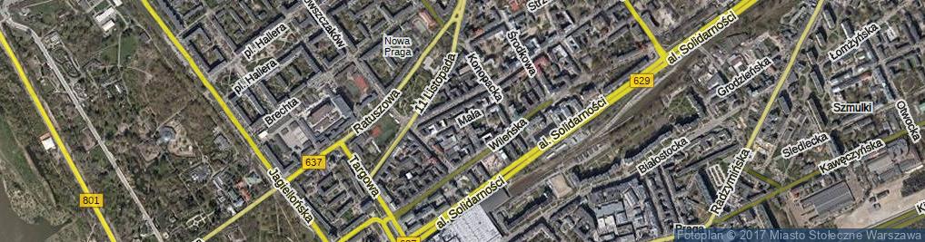 Zdjęcie satelitarne Mała ul.