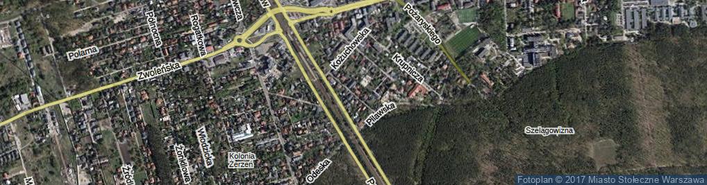 Zdjęcie satelitarne Maciejowicka ul.