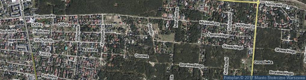 Zdjęcie satelitarne Matejki Jana ul.