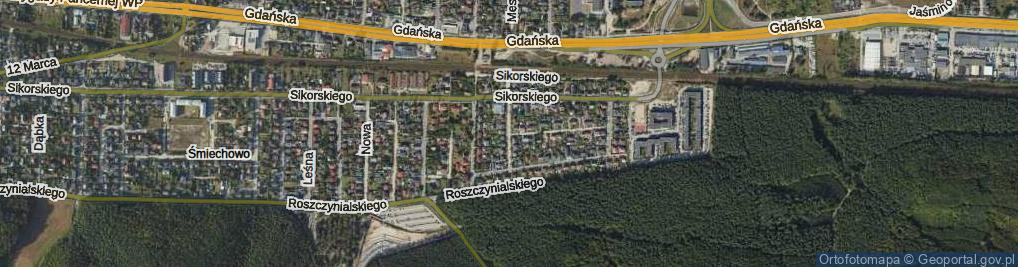 Zdjęcie satelitarne Matejki Jana ul.