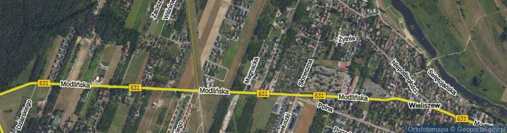 Zdjęcie satelitarne Magnacka ul.