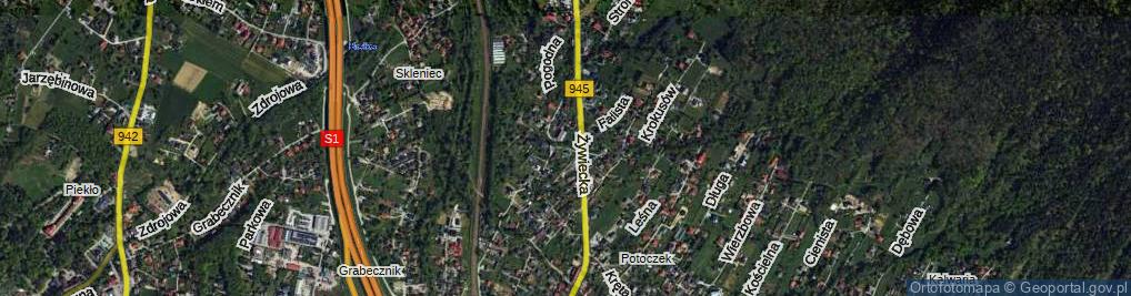 Zdjęcie satelitarne Mała ul.