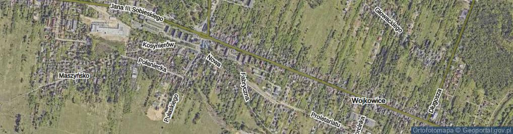 Zdjęcie satelitarne Makuszyńskiego Kornela ul.