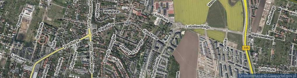 Zdjęcie satelitarne Małkowskiego Andrzeja ul.