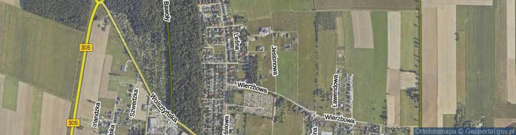 Zdjęcie satelitarne Magnoliowa ul.