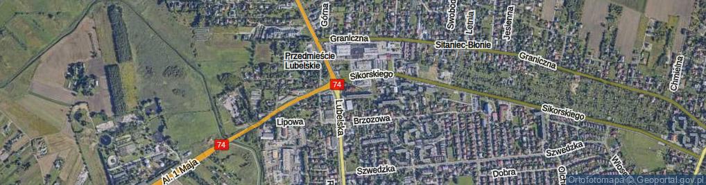 Zdjęcie satelitarne Mała ul.