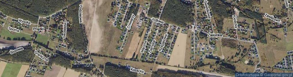 Zdjęcie satelitarne Mączna ul.