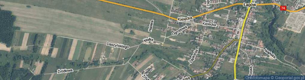 Zdjęcie satelitarne Małka Antoniego ul.