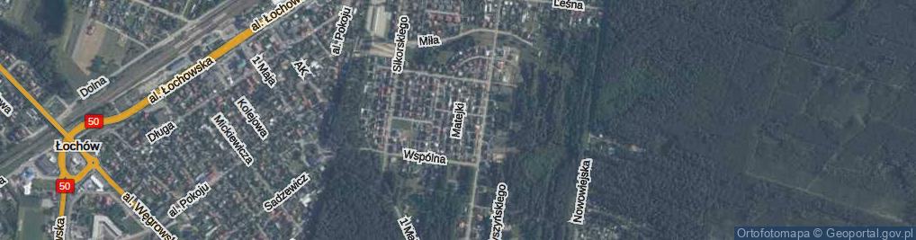 Zdjęcie satelitarne Matejki Jana ul.