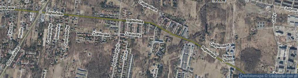 Zdjęcie satelitarne Markietanki ul.