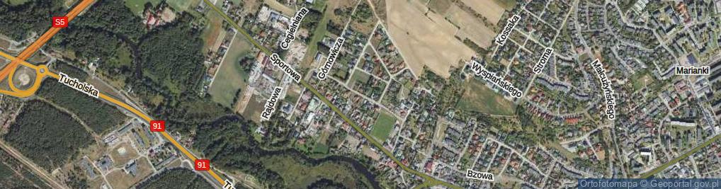 Zdjęcie satelitarne Malinowskiego Bronisława ul.