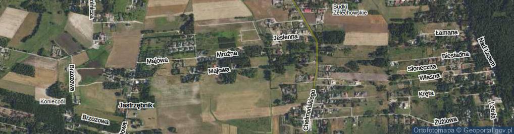 Zdjęcie satelitarne Majowa ul.