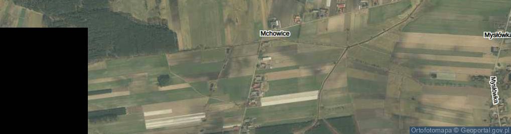 Zdjęcie satelitarne Mchowice ul.