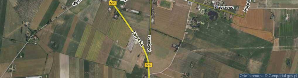 Zdjęcie satelitarne Medyczna ul.