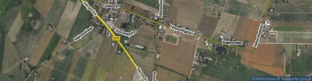 Zdjęcie satelitarne Medyczna ul.