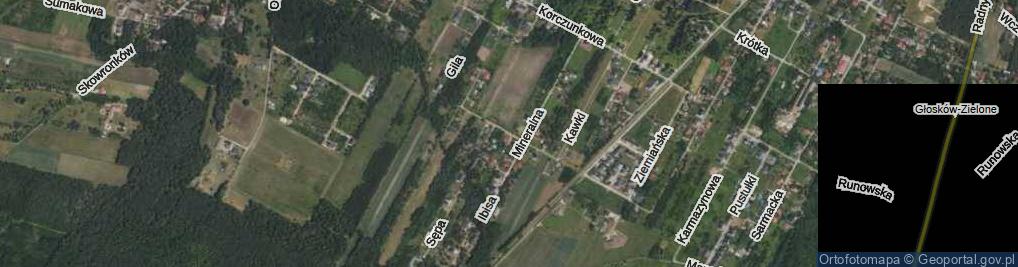 Zdjęcie satelitarne Mewy ul.