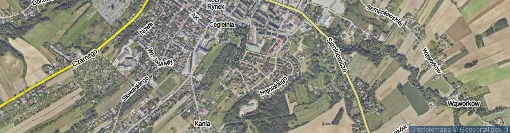 Zdjęcie satelitarne Mendyka Franciszka ul.