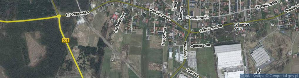 Zdjęcie satelitarne Mechaniczna ul.