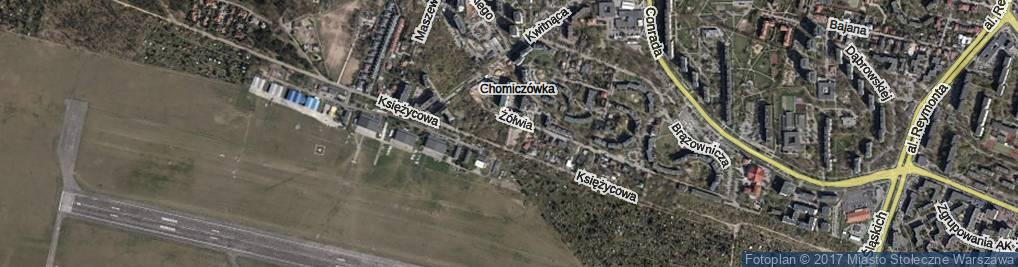 Zdjęcie satelitarne Melioracyjna ul.