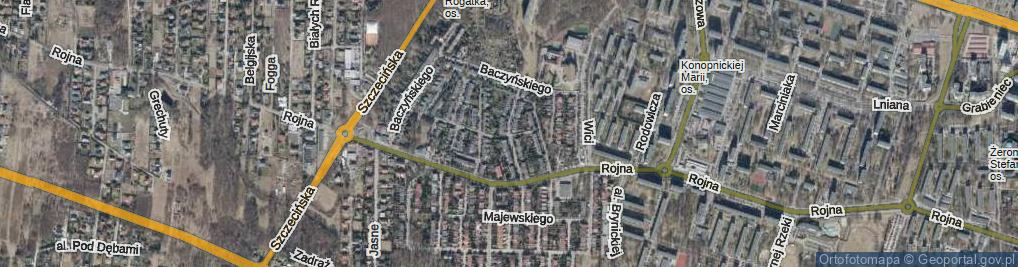 Zdjęcie satelitarne Mencla Bernarda Wojciecha ul.