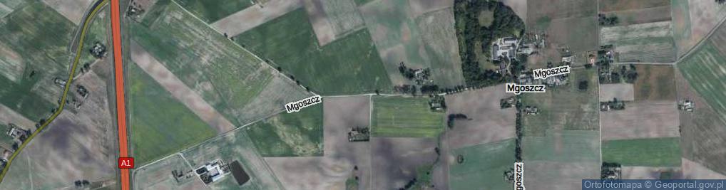 Zdjęcie satelitarne Mgoszcz ul.