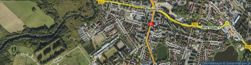 Zdjęcie satelitarne Mickiewicza Adama ul.